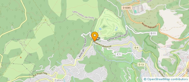 localisation de l'entreprise JB INVEST  GRASSE