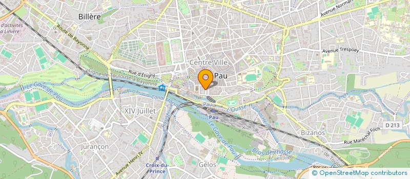 localisation de l'entreprise JB INVEST à PAU
