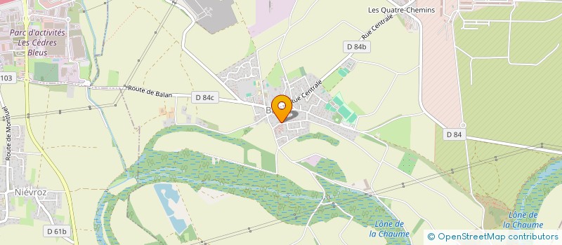 localisation de l'entreprise JB INVEST à BALAN