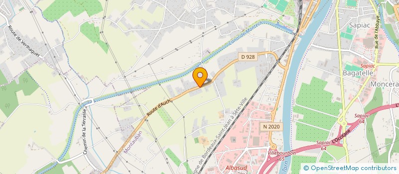 localisation de l'entreprise JB INVEST  MONTAUBAN