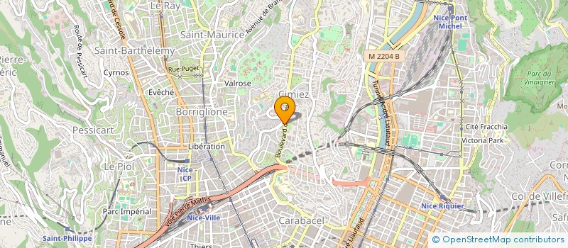 localisation de l'entreprise JB INVEST  NICE