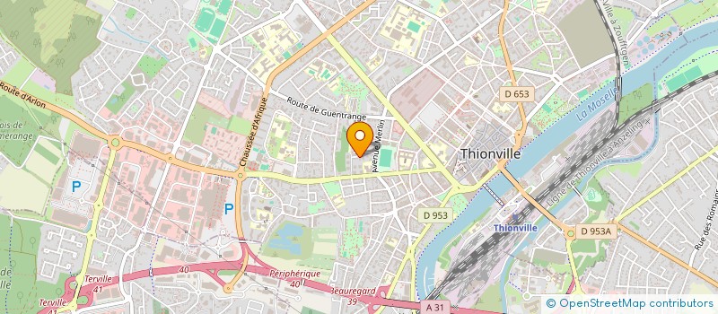 localisation de l'entreprise JB INVEST SCI à THIONVILLE