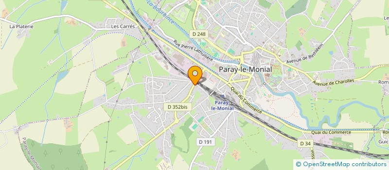 localisation de l'entreprise JB JBF  PARAY-LE-MONIAL