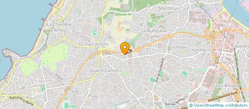localisation de l'entreprise JB KIROLA à ANGLET