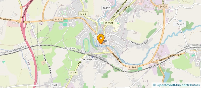 localisation de l'entreprise JB LAFOREST IMMOBILIER  VILLEDIEU-LES-POELES-ROUFFIGNY