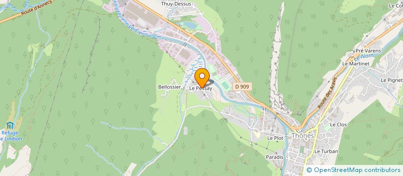 localisation de l'entreprise JB LOC à THONES