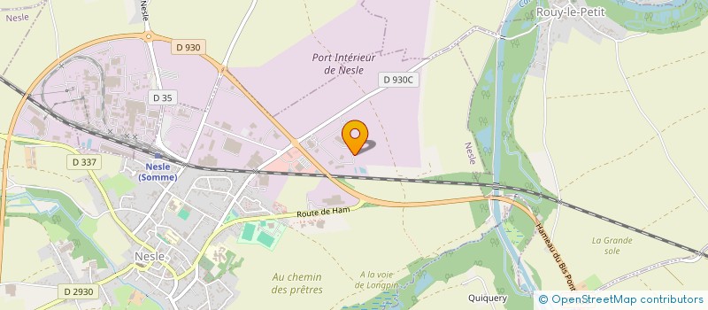 localisation de l'entreprise JB LOC  NESLE