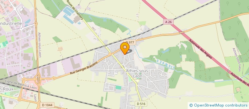 localisation de l'entreprise JB LOISEAUX  ATHIES-SOUS-LAON