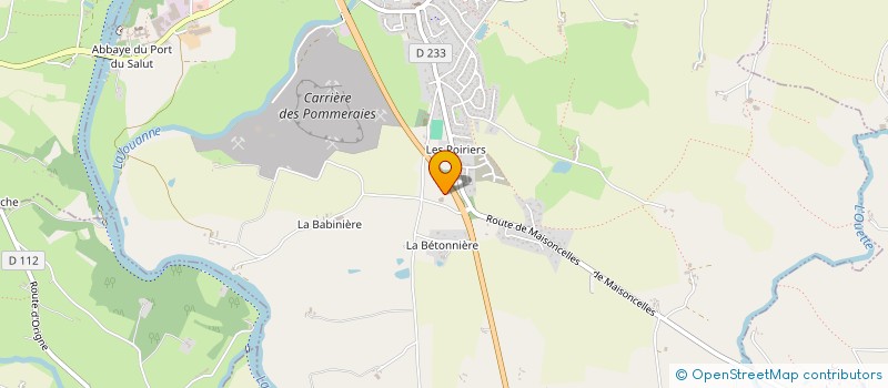 localisation de l'entreprise JB LOISIRS  ENTRAMMES