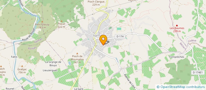 localisation de l'entreprise JB MACONNERIE  ROUJAN