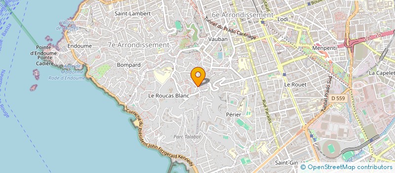 localisation de l'entreprise JB. MARCHI à MARSEILLE
