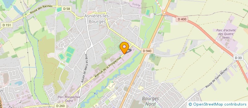 localisation de l'entreprise JB MAT à BOURGES