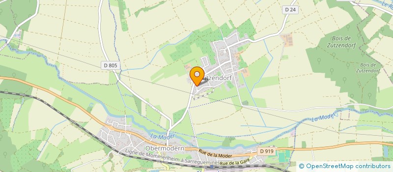 localisation de l'entreprise JB MECA  OBERMODERN-ZUTZENDORF