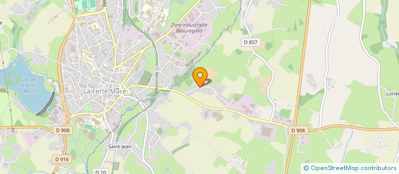 localisation de l'entreprise JB MENUISERIE 61 à MAGNY-LE-DESERT