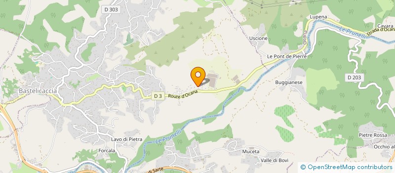 localisation de l'entreprise JB MENUISERIE à BASTELICACCIA