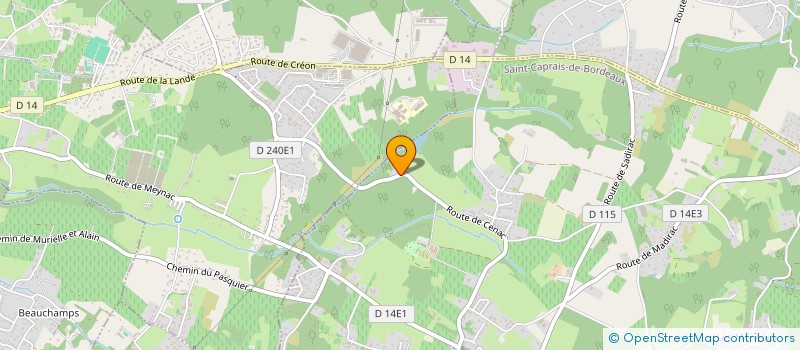 localisation de l'entreprise JB MULTISERVICES 33  SAINT-CAPRAIS-DE-BORDEAUX