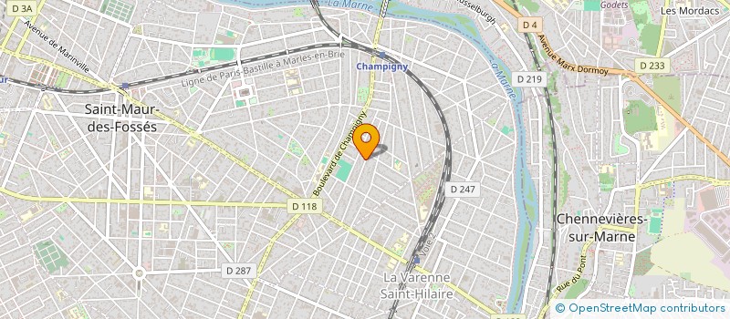 localisation de l'entreprise JB- PARIS à SAINT-MAUR-DES-FOSSES