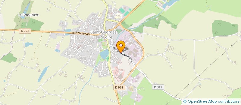 localisation de l'entreprise JB PARTICIPATIONS  SAINT-GEORGES-SUR-LOIRE