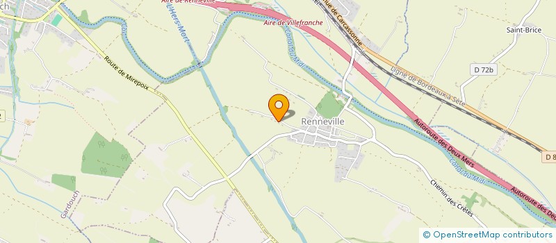 localisation de l'entreprise JB PAYSAGE à RENNEVILLE