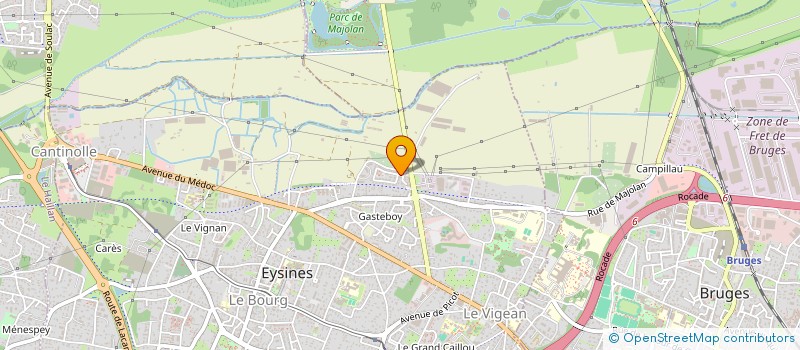 localisation de l'entreprise JB PERSPECTIVES  EYSINES