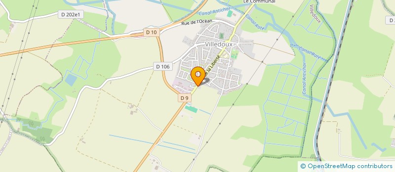 localisation de l'entreprise JB PLAQUISTE  VILLEDOUX