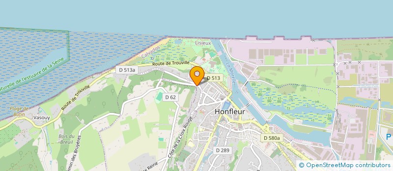 localisation de l'entreprise JB PLATEAU à HONFLEUR