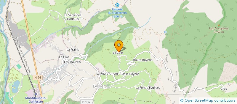 localisation de l'entreprise JB PLOMBERIE  EYGLIERS