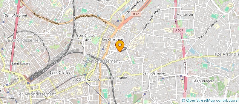 localisation de l'entreprise JB - PLOMBERIE à MARSEILLE