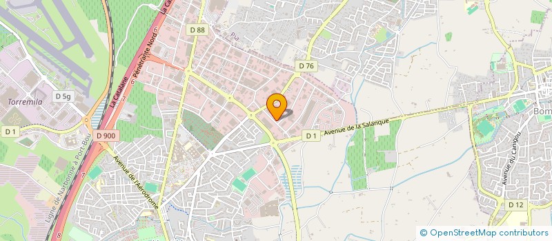 localisation de l'entreprise JB POIDS LOURDS à PERPIGNAN