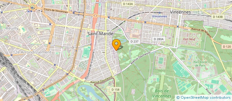 localisation de l'entreprise JB PROMOTION  SAINT-MANDE