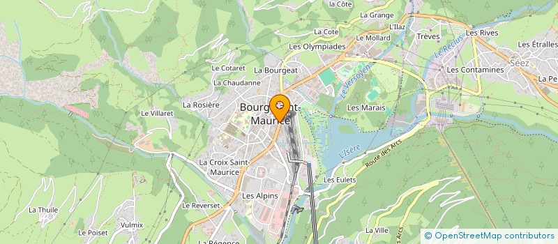 localisation de l'entreprise JB REALISATION  BOURG-SAINT-MAURICE