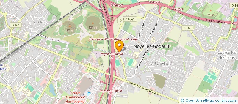 localisation de l'entreprise JB RETAIL à NOYELLES GODAULT