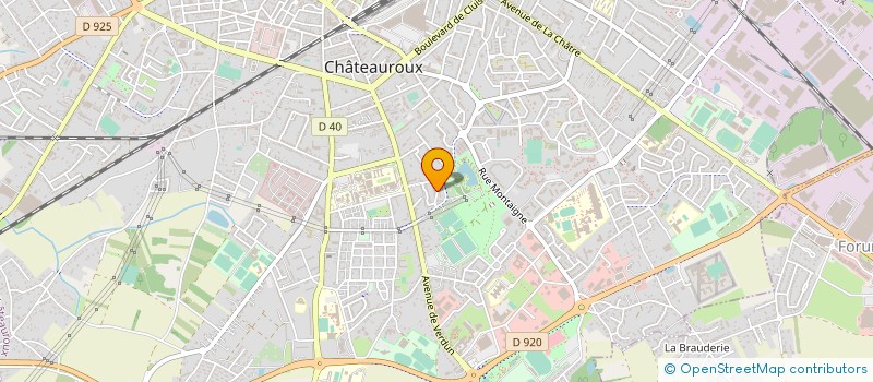 localisation de l'entreprise JB SAT à CHATEAUROUX