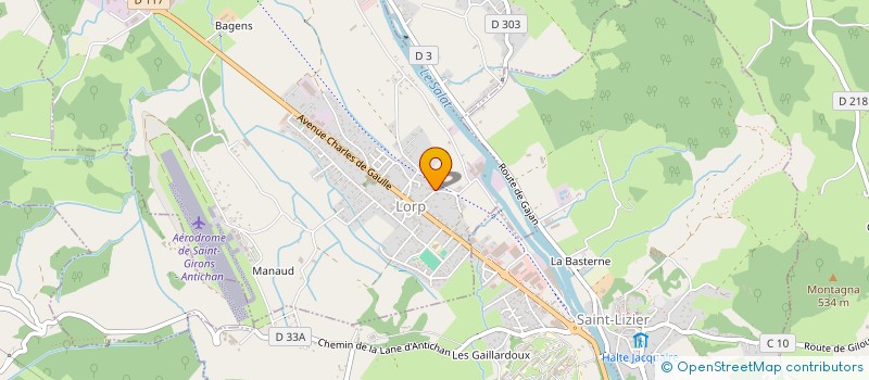 localisation de l'entreprise JB SERVICES à LORP-SENTARAILLE