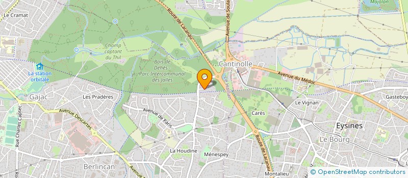 localisation de l'entreprise JB TAXI & SERVICES  LE HAILLAN