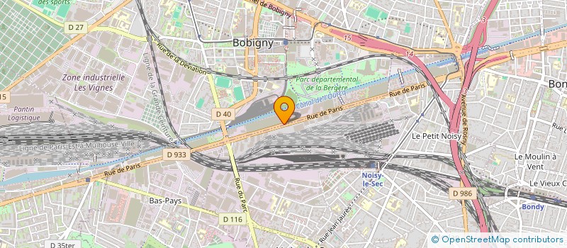 localisation de l'entreprise JB TEINTURE à BOBIGNY