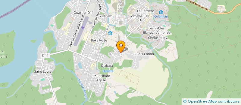 localisation de l'entreprise JB TERRASEMENT à SAINT-LAURENT-DU-MARONI