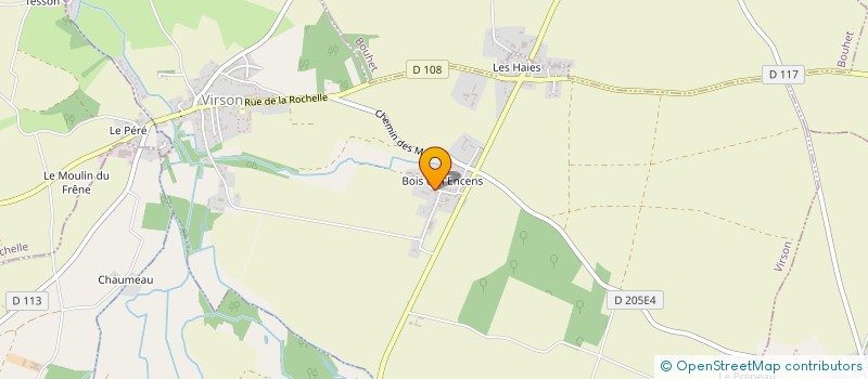 localisation de l'entreprise JB TERRASSEMENT  VIRSON