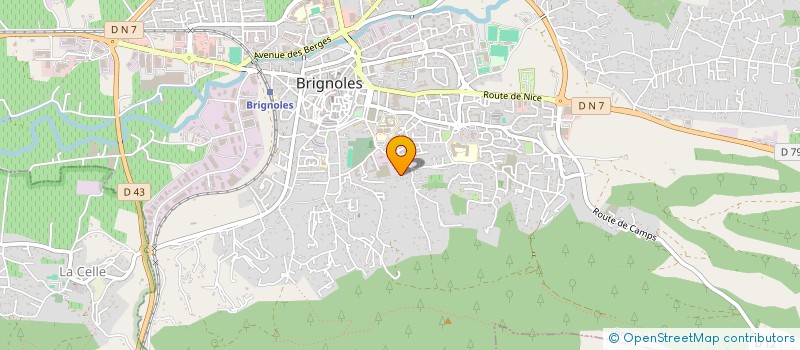 localisation de l'entreprise JB TERRASSEMENT CONSEILS à BRIGNOLES