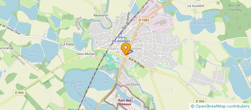 localisation de l'entreprise JB TOSCANA  VILLARS-LES-DOMBES