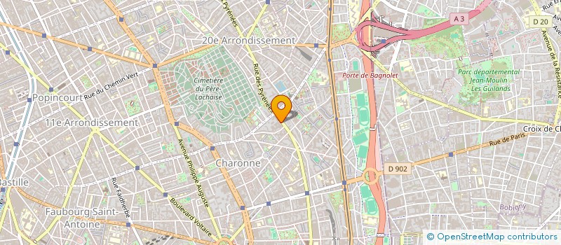 localisation de l'entreprise JB TRANSPORTS à PARIS