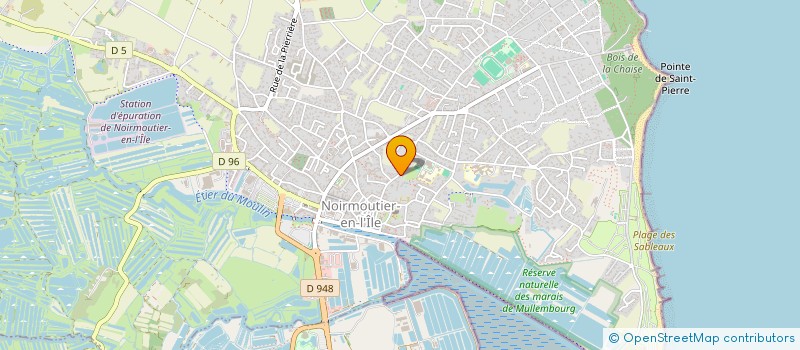 localisation de l'entreprise JB WEST  NOIRMOUTIER-EN-L'ILE