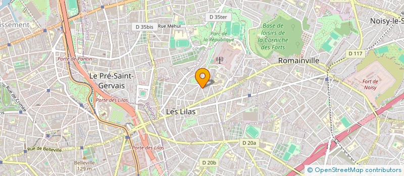 localisation de l'entreprise JB26 à LES LILAS