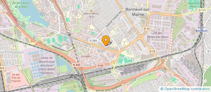 localisation de l'entreprise JB28  CRETEIL