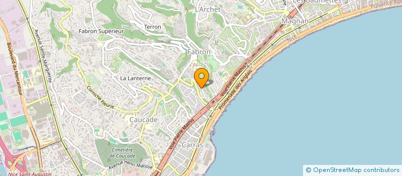 localisation de l'entreprise JB2A à NICE