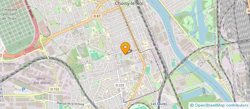 localisation de l'entreprise JB2B SOLUTIONS à CHOISY-LE-ROI
