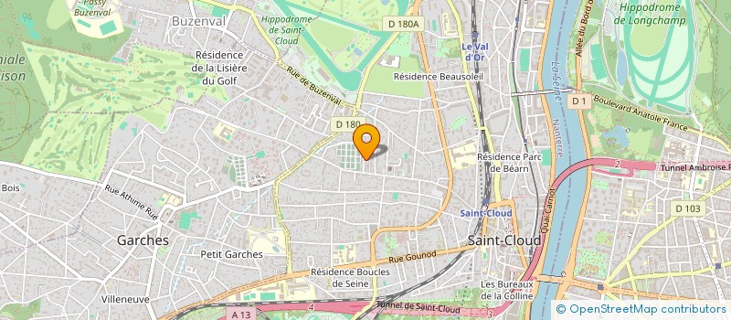 localisation de l'entreprise JB2C à SAINT-CLOUD