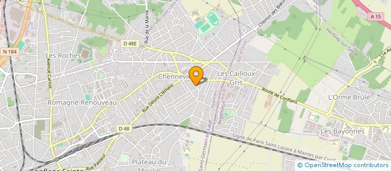 localisation de l'entreprise JB2M  CONFLANS-SAINTE-HONORINE