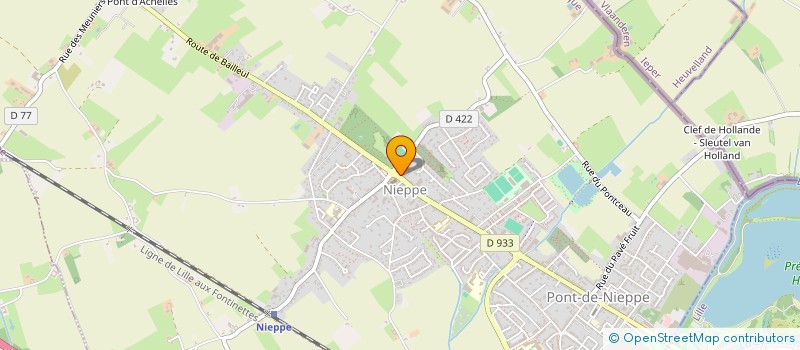 localisation de l'entreprise JB43  NIEPPE