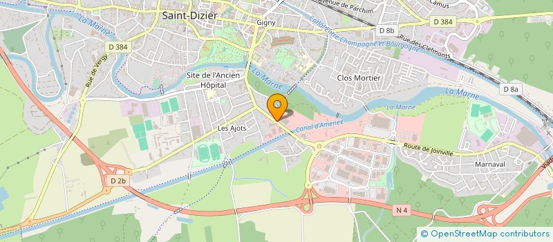 localisation de l'entreprise JB52 HOLDING à SAINT-DIZIER